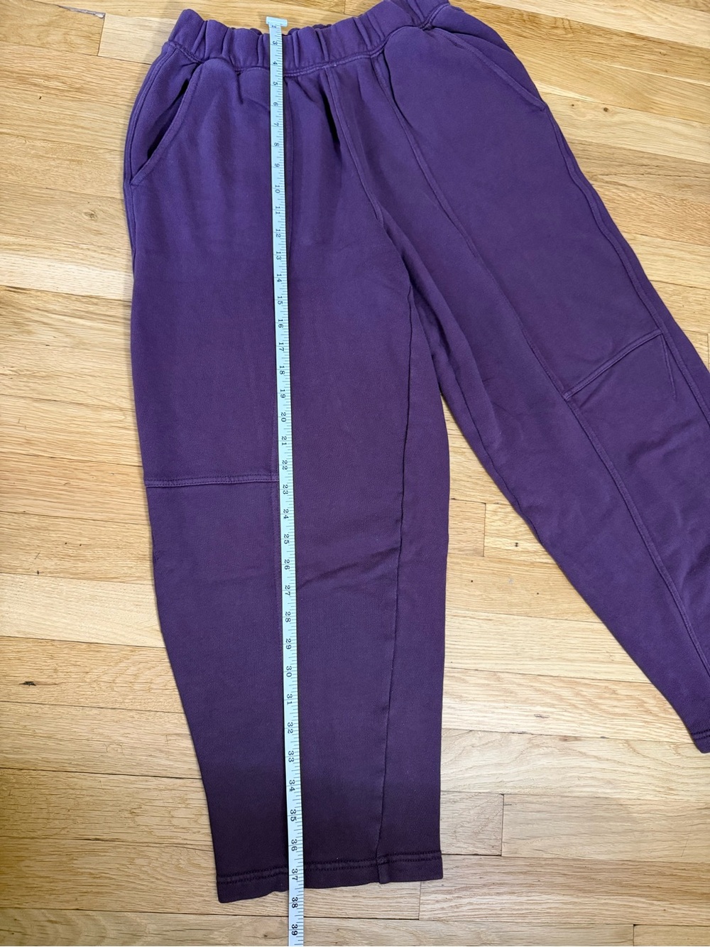 aerie Deep Purple Snap-Front Sweatshirt & sweatpant - Picture 6 of 7